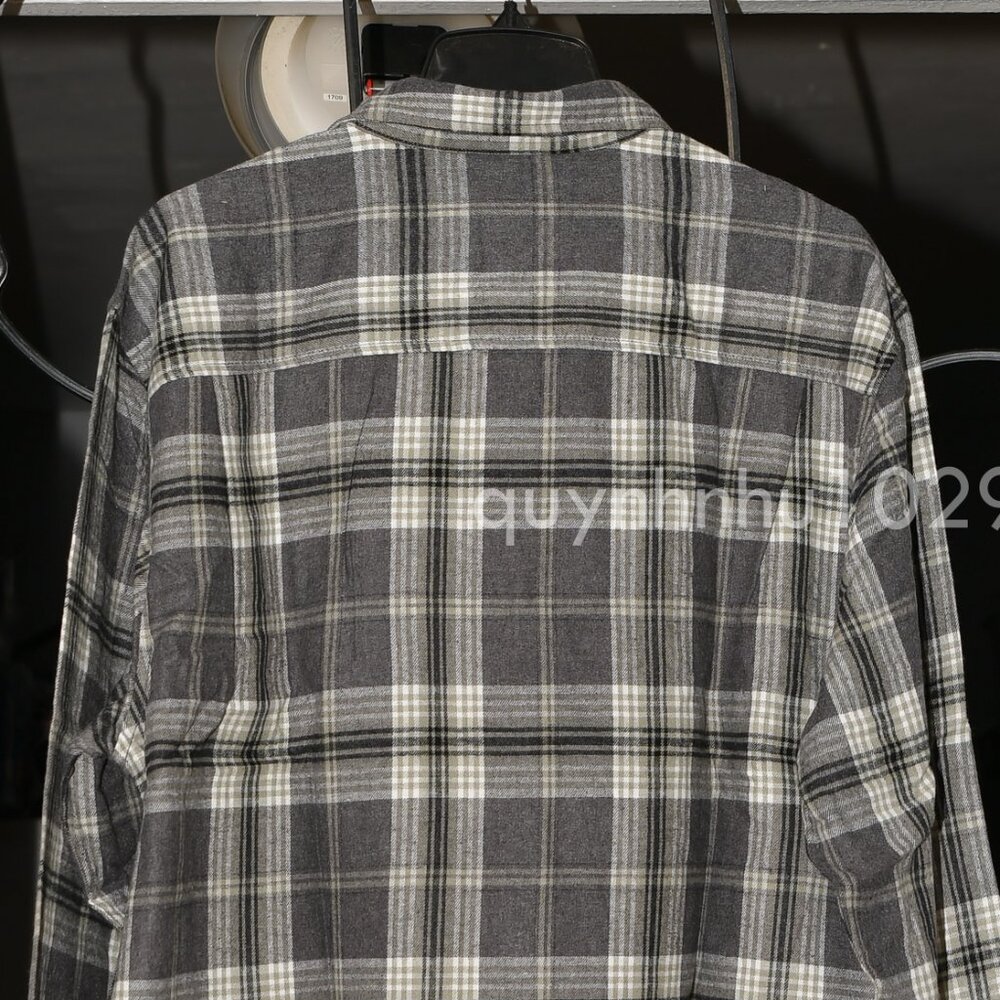 Weatherproof Vintage Men Flannel Long Sleeve Button Down Shirt - Picture 11 of 11